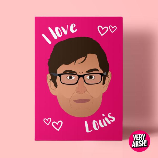 I Love Louis Greeting Card