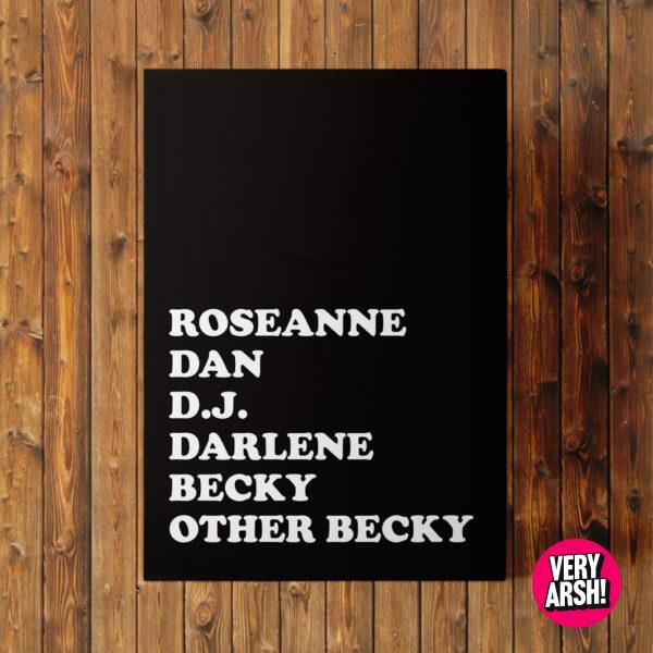 Roseanne Greeting Card by BuckShop.co.uk