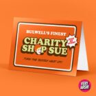 Happy Shopper - Charity Shop Sue inspired Greeting Card
