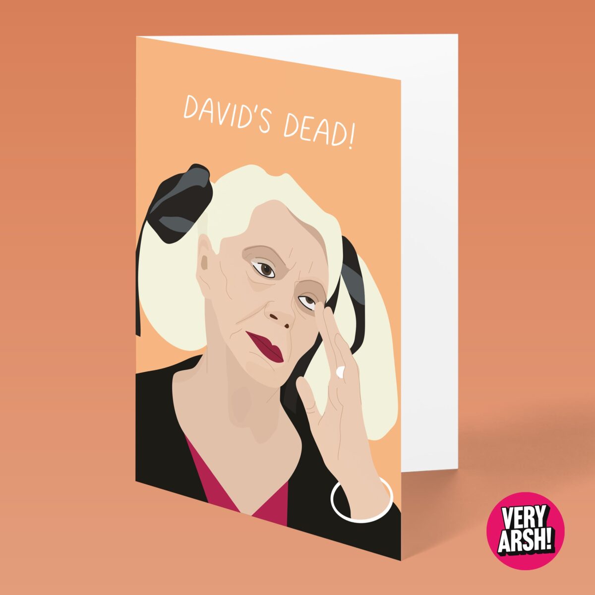 David's Dead Greeting Card