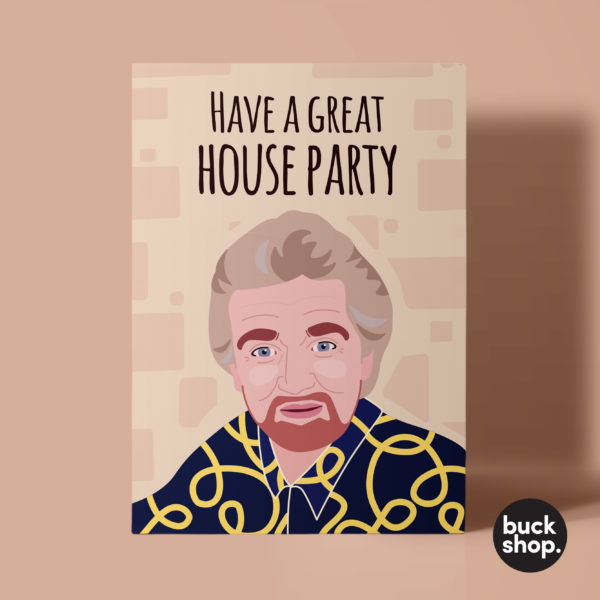 Noels House Party inspired Greeting Card by BuckShop.co.uk