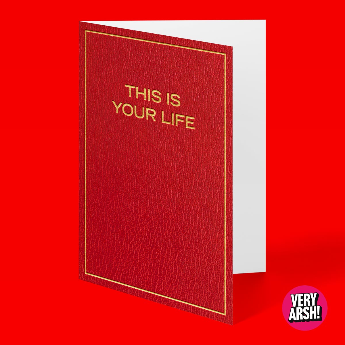 This is Your Life inspired Greeting Card, Birthday Card
