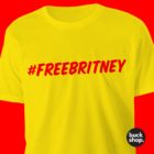 Free Britney - Tshirt in Yellow