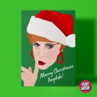 Merry Christmas Laydeh! - Charity Shop Sue inspired Christmas Card