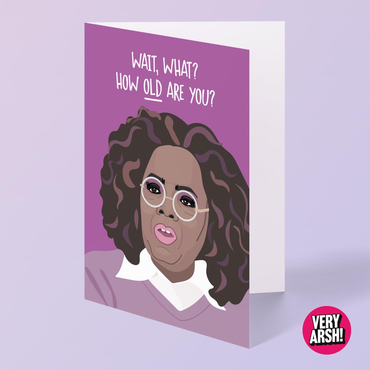 Oprah inspired Greeting Card, Birthday Card
