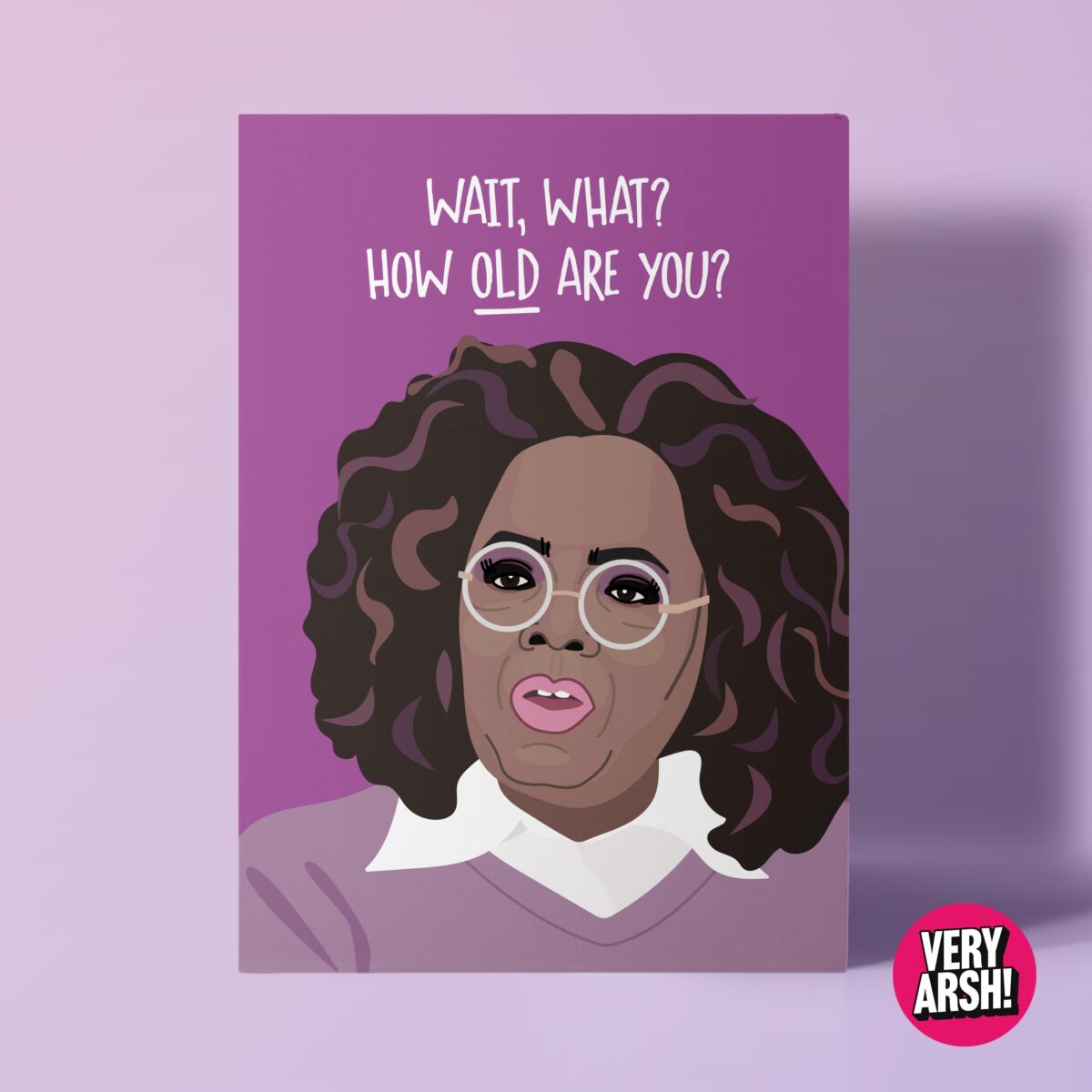 Oprah inspired Greeting Card, Birthday Card