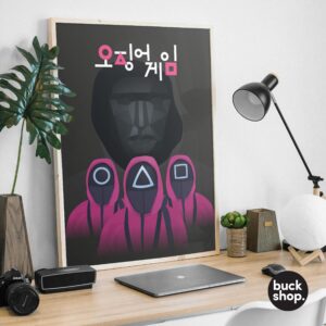 Squid Game Poster Print (No Frame) inspired by Squid Game on Netflix