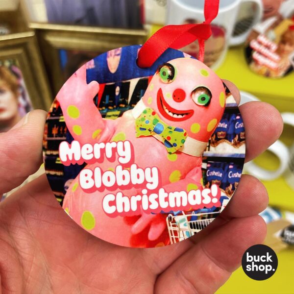 Merry Blobby Christmas! - Mr Blobby inspired Christmas Decoration