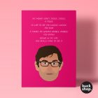 My Money Don't Jiggle Jiggle, It Folds - Louis Theroux's Rap inspired Greeting Card, Birthday Card