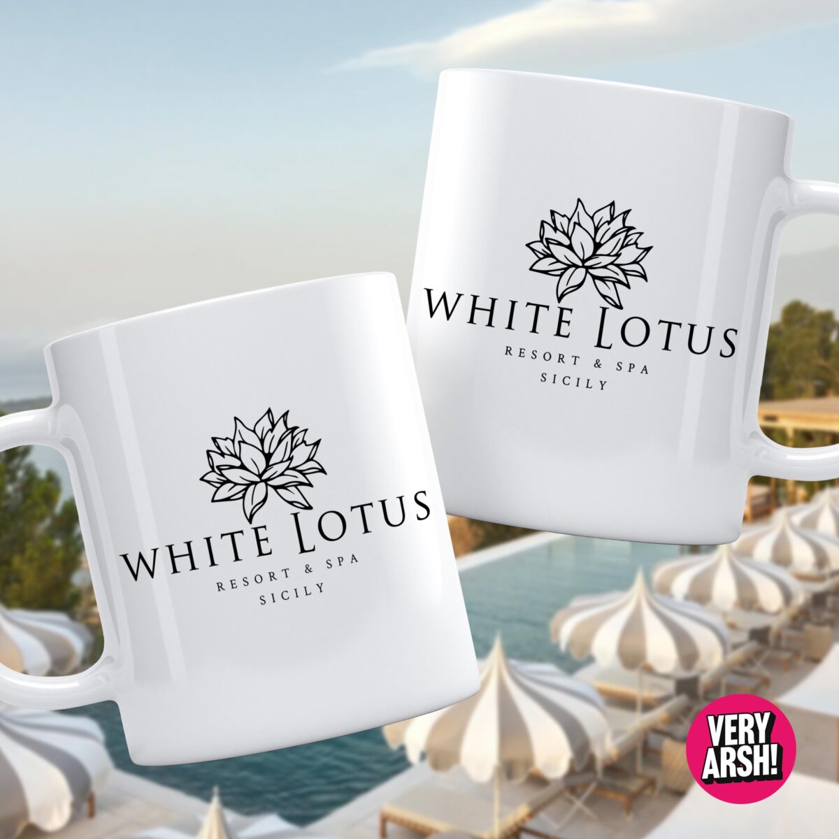 White Lotus Mug inspired by The White Lotus